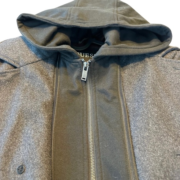 Men Guess Coat with removable Hood. - Picture 12 of 12